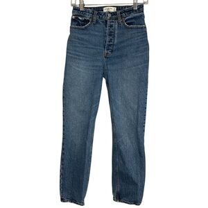 Abercrombie & Fitch Women's The Dad High Rise Curve Love Size 0/25